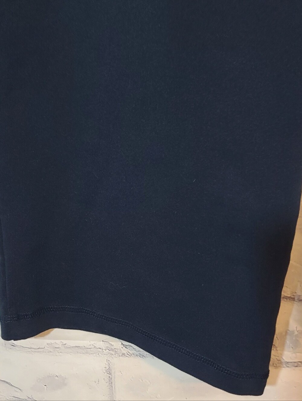 Lands' End Sport Women's Navy Pull-On Athleisure straight leg pants M - Picture 3 of 7